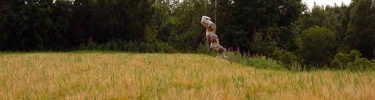FOAM Sculpture Park in Haukivuori - Finnish Open Air Museum.